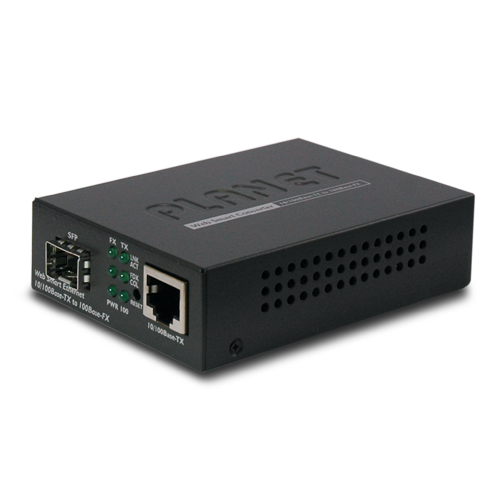 FT-905A 10/100Base-TX to 100Base-FX Web Smart Media Converter (SFP)