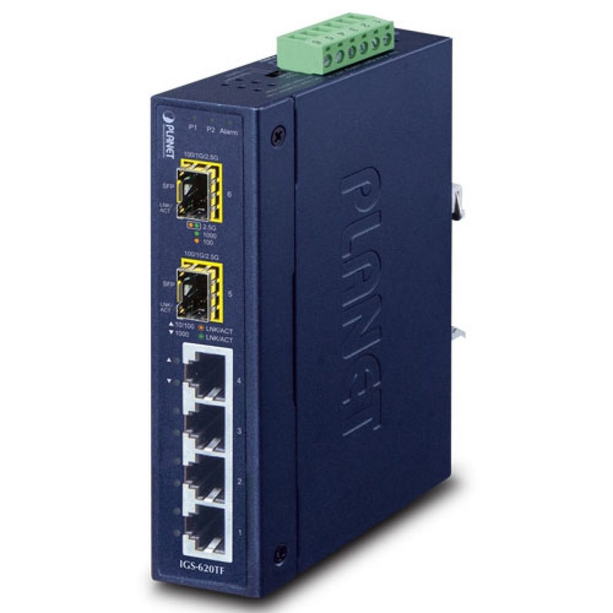 1000Mbps 4 Port RJ45 to 2 Fiber Gigabit Ethernet Optical Switch