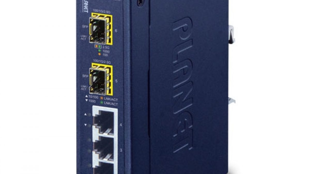 IGS-620TF Industrial 4-Port 10/100/1000BASE-T + 2-Port 100/1G/2.5GBASE-X  SFP Ethernet Switch