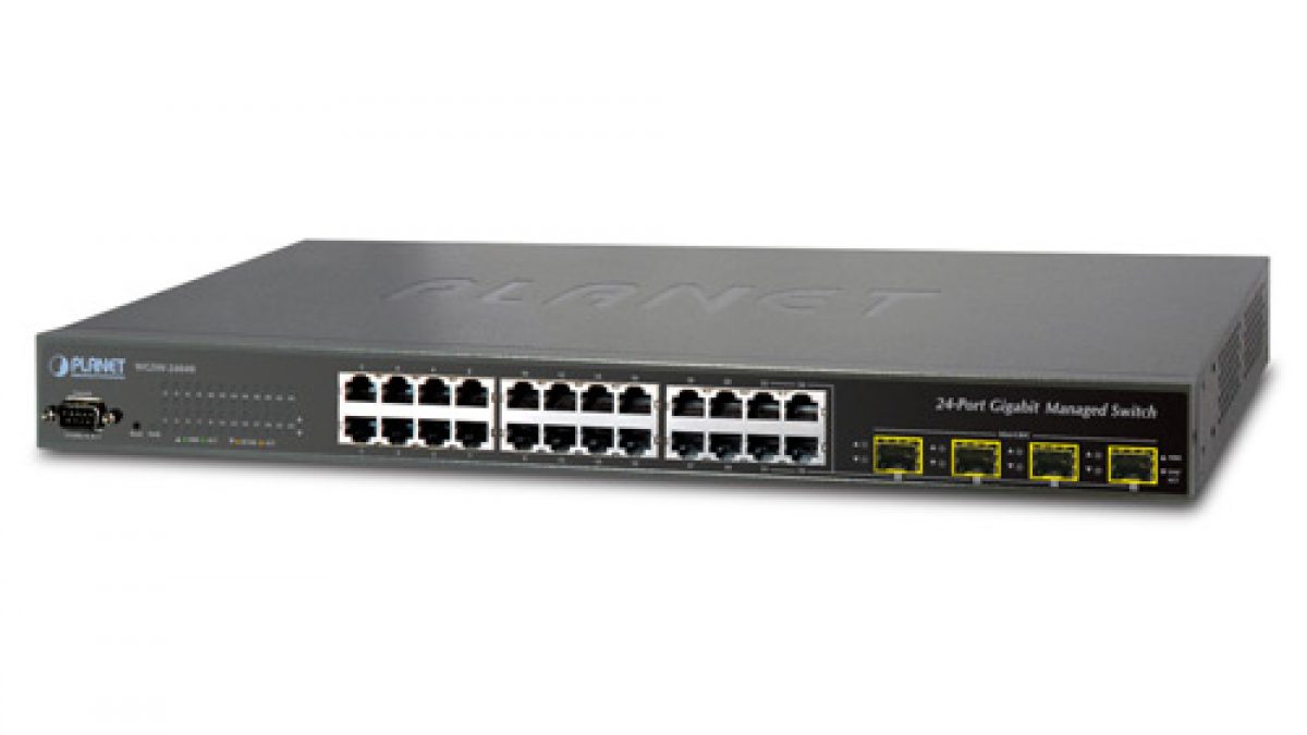 WGSW-24040R Managed Switch 24-Port 10/100/1000Mbps with 4