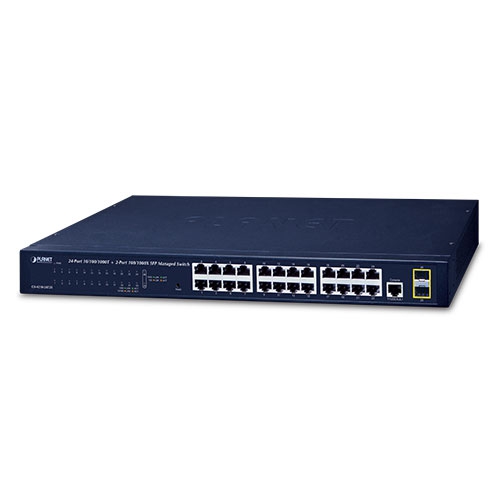 GS-4210-24T2S 24-Port Layer 2 Managed Gigabit Ethernet Switch W/2 SFP Interfaces