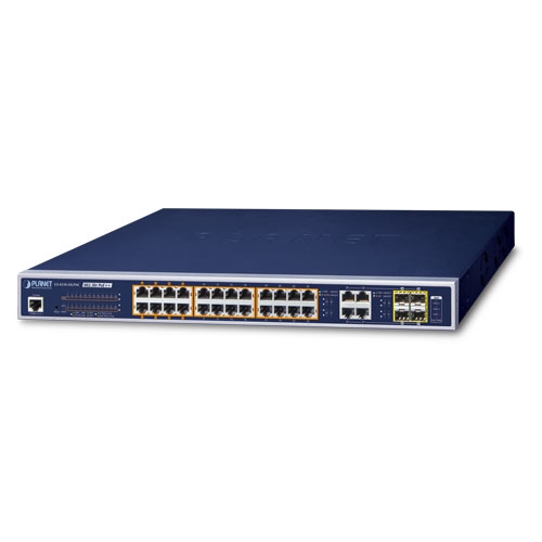 GS-4210-24UP4C 24-Port 10/100/1000T Ultra PoE + 4-Port Gigabit TP/SFP Combo Managed Switch