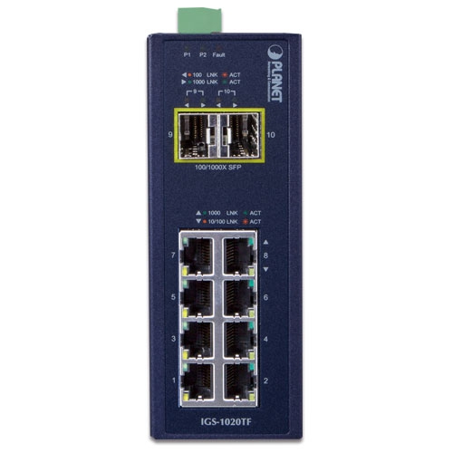 IGS-1020TF Industrial Switch front