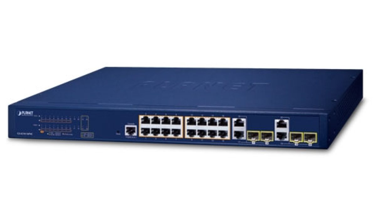 GS-4210-16UP4C - Switch manageable L2, 16 ports Gigabit Ethernet Ultra PoE  60 W & 4