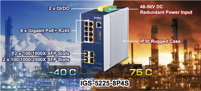 IGS-5225-8P4S ports