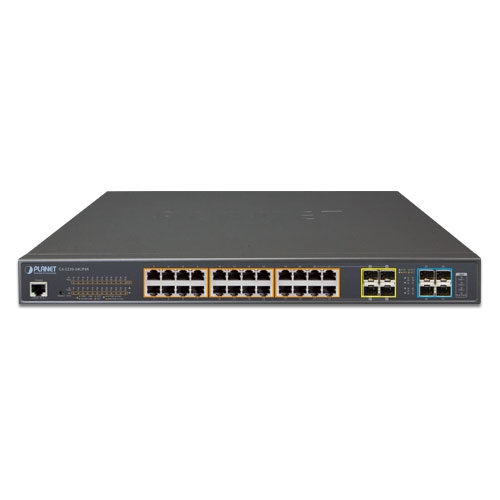 GS-5220-24UP4XR PoE Switch front