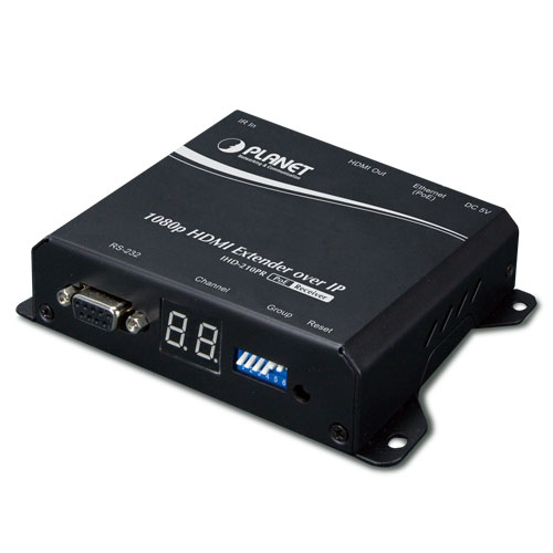 IHD-210PR High Definition HDMI Extender Receiver over IP with PoE- Digital Signage