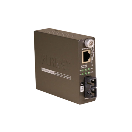 FST-802S15 10/100Base-TX to 100Base-FX Smart Media Converter (SM, SC, 15km)