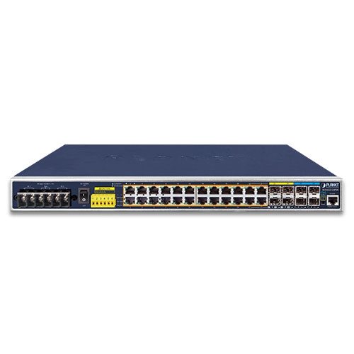 IGS-6325-24P4X Industrial PoE Switch Front