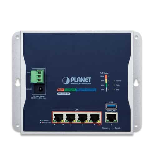 WGR-500-4P PoE Router Front