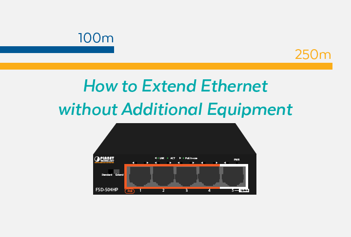 How to Extend Ethernet without Additional Equipment