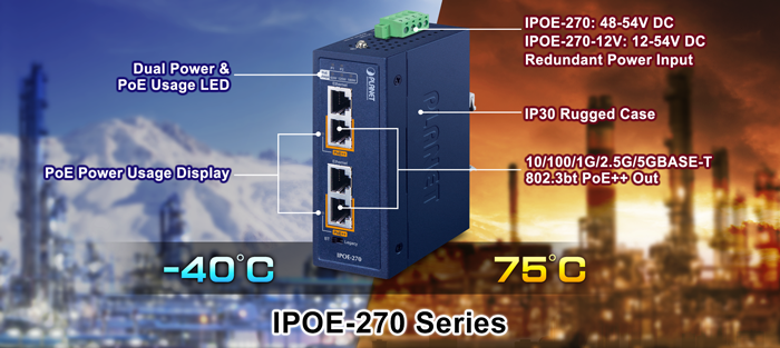 IPOE-270-12V Features 2