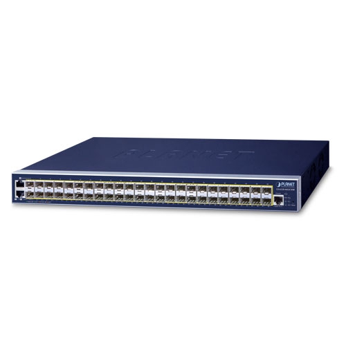 GS-6320-46S2C4XR L3 46-Port 100/1000BASE-X SFP + 2-Port Gigabit TP/SFP + 4-Port 10G SFP+ Managed Switch