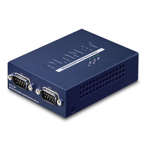 ICS-120 2-Port RS232/RS422/RS485 Serial Device Server