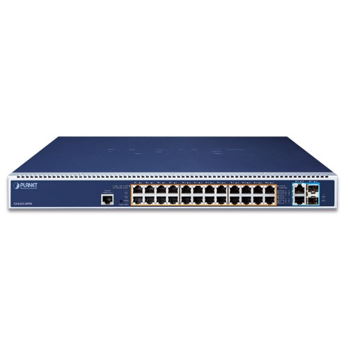 GS-6322-24P4X PoE Switch Front