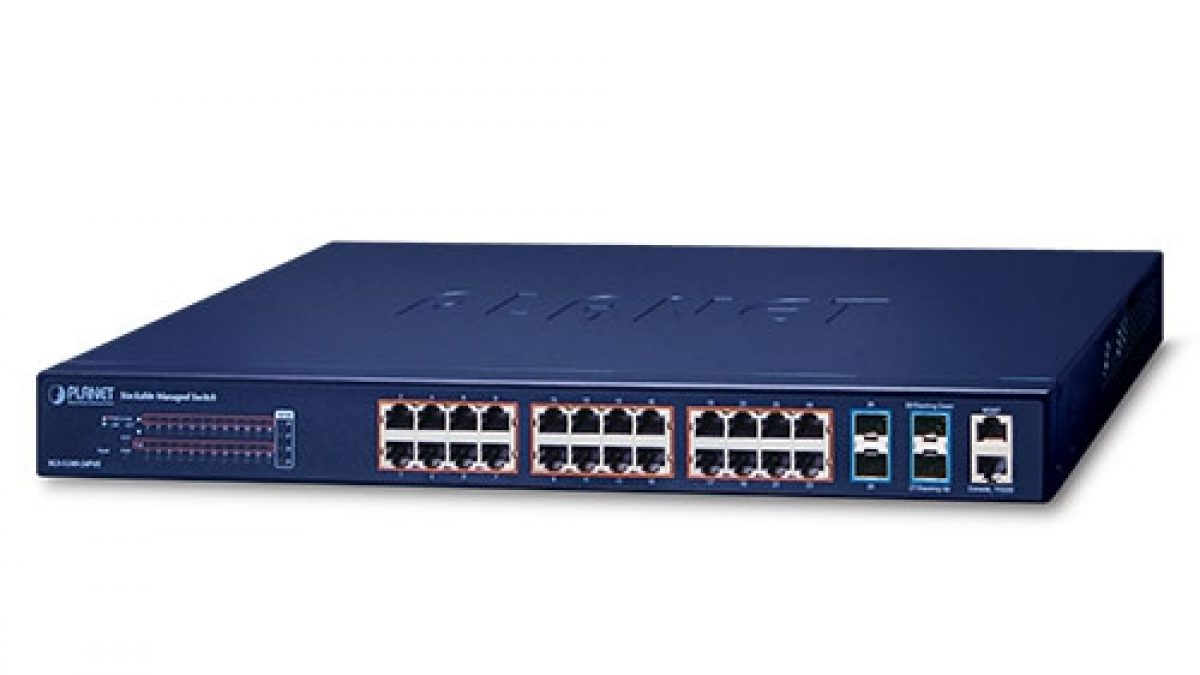 Switch Ethernet Layer 2+ 24xGbE + 4xSFP (1Gbps)