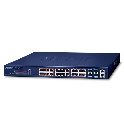 SGS-5240-24P4X Layer 2+ 24-Port 10/100/1000T 802.3at PoE + 4-Port 10G SFP+ Stackable Managed Switch