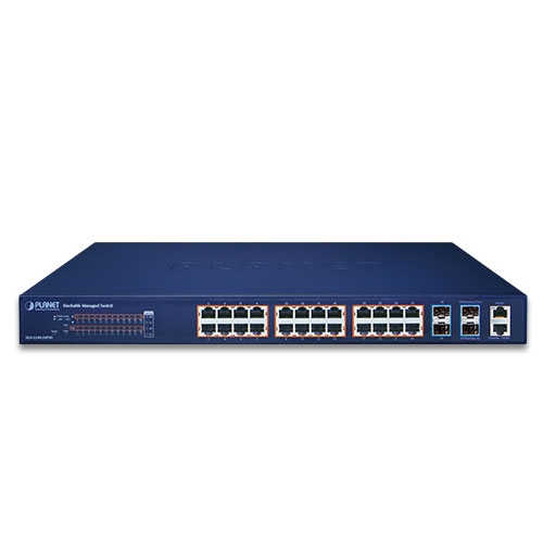 SGS-5240-24P4X Stackable PoE Switch Front