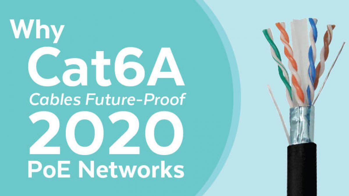 Why Cat6A Cables Future-Proof 2020 PoE Networks