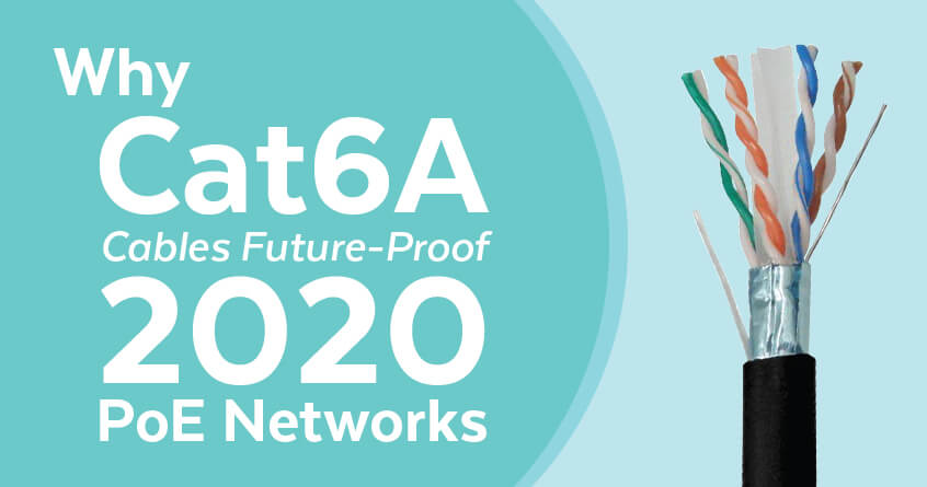 Why Cat6A Cables Future-Proof 2020 PoE Networks