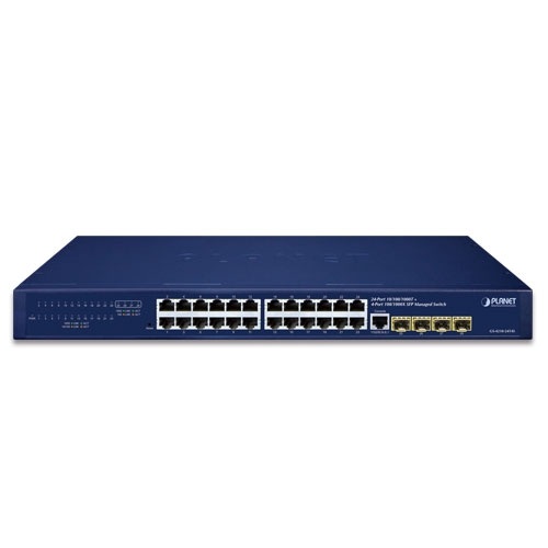 GS-4210-24T4S Managed Gigabit Switch front