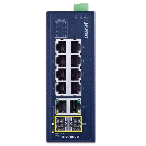 IFGS-1022TF Industrial Switch front