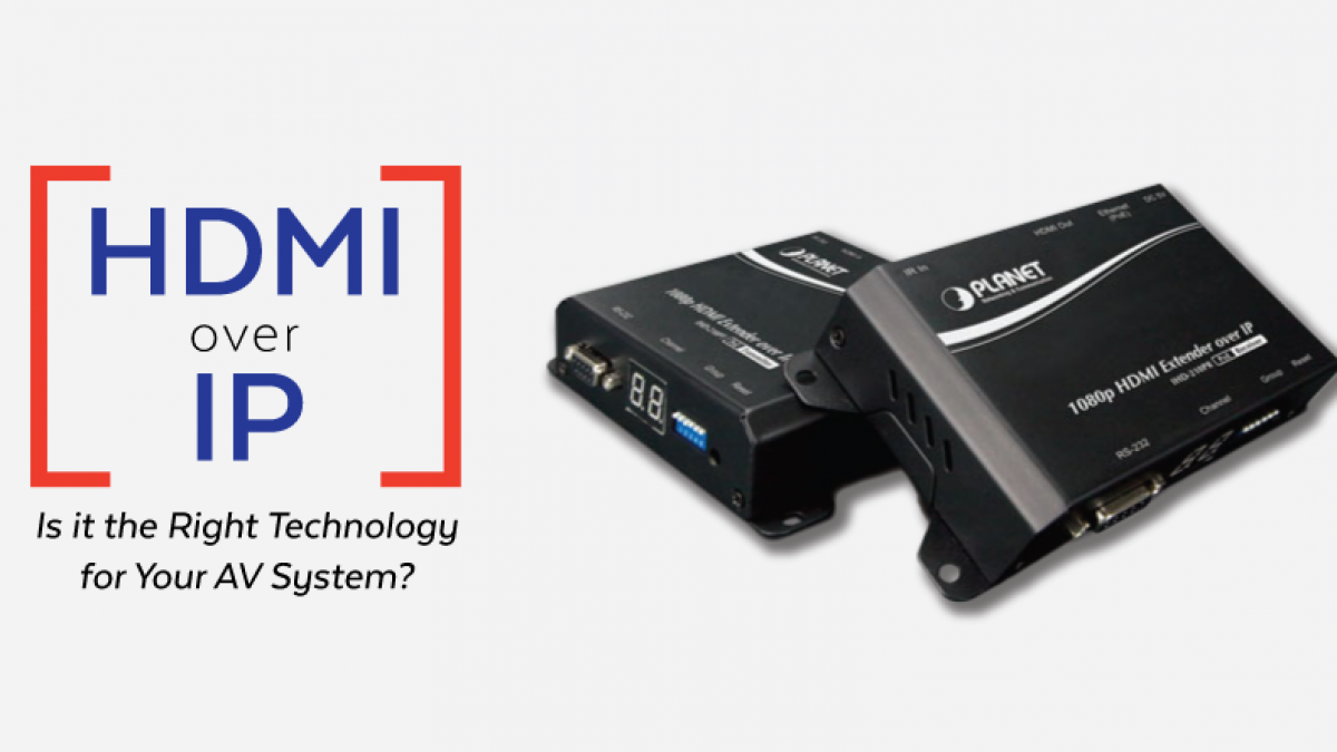 HDMI – RJ45 HDBaseT/IP network