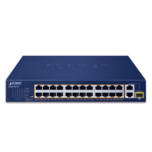 FGSD-2621P PoE Switch front