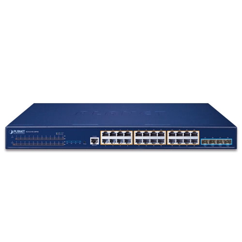 SGS-6310-24P4X PoE Switch front
