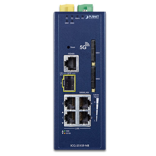 ICG-2515F-NR Industrial Cellular Gateway front
