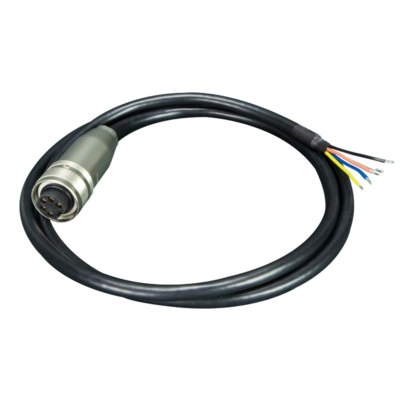 CB-M23F5F-120 5-pin M23 Female to bare end power cable (1.2 meters)