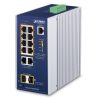 IGS-4215-8UP2T2S Industrial PoE Switch