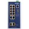 IGS-4215-8UP2T2S Industrial PoE Switch front