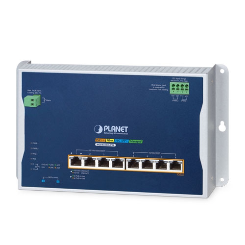 WGS-6325-8UP2X Wall-mount PoE Switch