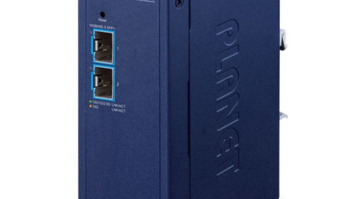 8-Port Managed Ethernet Switch / Redundant-Ring Fiber Optic Converter  (Industrial / Multi-Mode / ST)
