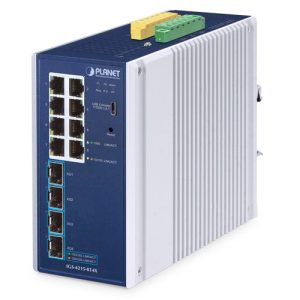 IGS-4215-8T4X Industrial L2/L4 8-Port 10/100/1000T + 4-Port 10G SFP+ Managed Ethernet Switch
