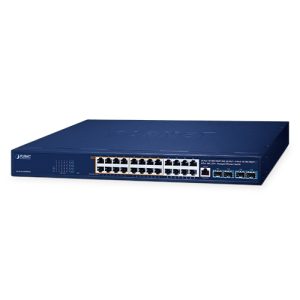 GS-4210-16UP8T4X 16-Port 10/100/1000T 802.3bt PoE + 8-Port 10/100/1000T + 4-Port 10G SFP+ Managed Ethernet Switch