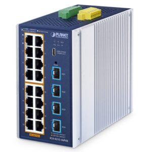 IGS-4215-16P4X Industrial PoE Switch