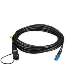 CB-QODC10G-600 Q-ODC 2 Plug/LC Single-Mode Fiber Cable, 6 meters