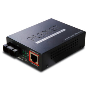 FTP-802 IEEE 802.3af 10/100Base-TX to 100Base-FX PoE Media Converter (MM, SC, 2km, POE)