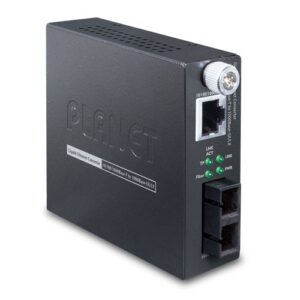 GST-802S  10/100/1000BASE-T to 1000BASE-LX Smart Gigabit Media Converter - 20km