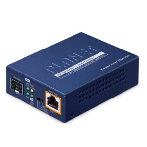 GUP-805A-60W 100/1000BASE-X SFP to 10/100/1000BASE-T 802.3bt PoE++ Media Converter (60W)