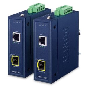 IECC-210-KIT Industrial EtherCAT Media Converter Kit (IECC-210T + IECC-210R)