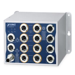 ITS-5216-8P4T-WV Industrial L2+ 8-Port 10/100/1000T 802.3at PoE M12 + 4-Port 10/100/1000T M12 Managed Ethernet Switch