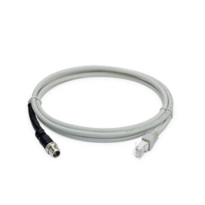 CB-M12X8M10G-200 8-Pin X-Coded M12 Male to RJ45 Ethernet Cat 6A (10G) Cable, 2 meters