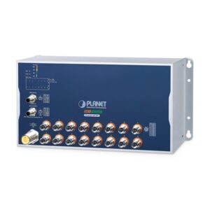 ITS-6326-16P-WV Industrial L3 16-Port 10/100/1000T 802.3at PoE M12 Managed Ethernet Switch w/ Dual Wide Voltage Input of 24-110 VDC