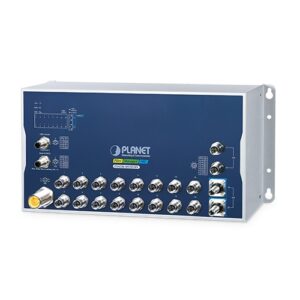 ITS-6326-18T2XS-WV Industrial L3 16-Port 10/100/1000T M12 + 2-Port 10GBASE-T M12 + 2-Port 10G Q-ODC Managed Ethernet Switch w/ Dual Wide Voltage Input of 24-110 VDC