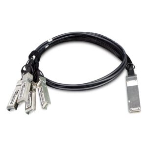 CB-QSFP4X10G-1M 40G QSFP+ to 4 10G SFP+ Direct Attached Copper Cable - 1M