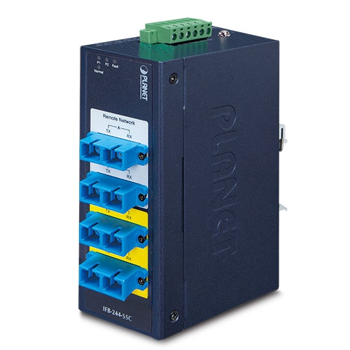 IFB-244-SSC Industrial 2-Channel Optical Fiber Bypass Switch