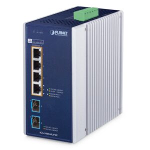 IGS-1000-4UP2X Industrial 4-Port 10/100/1000/2500T 802.3bt PoE + 2-Port 10G SFP+ Ethernet Switch